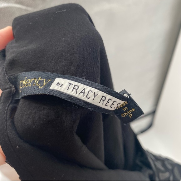 Plenty by Tracy Reese Black A-Line Floral Party Mini Dress Small - Picture 3 of 10